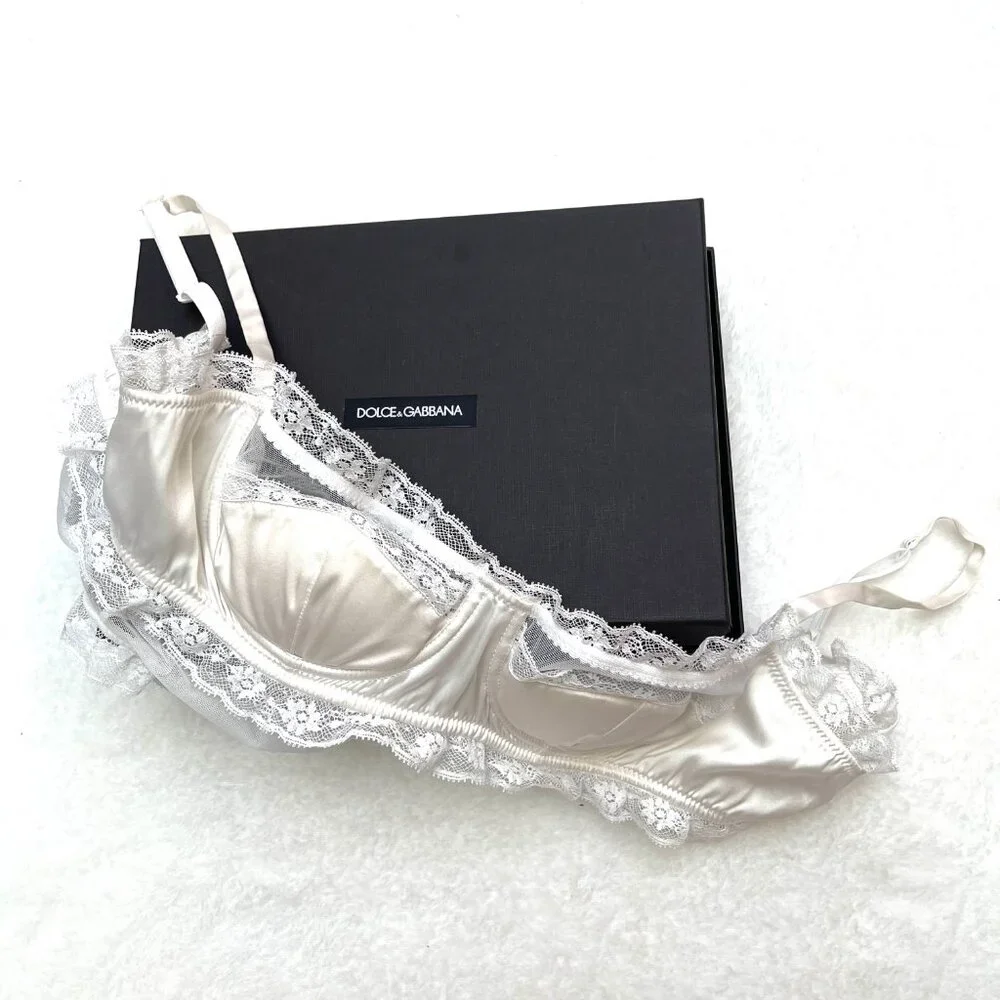 NEW IN Box Dolce & Gabbana Silk blend Lace Bustier Top $945 - Picture 6 of 13